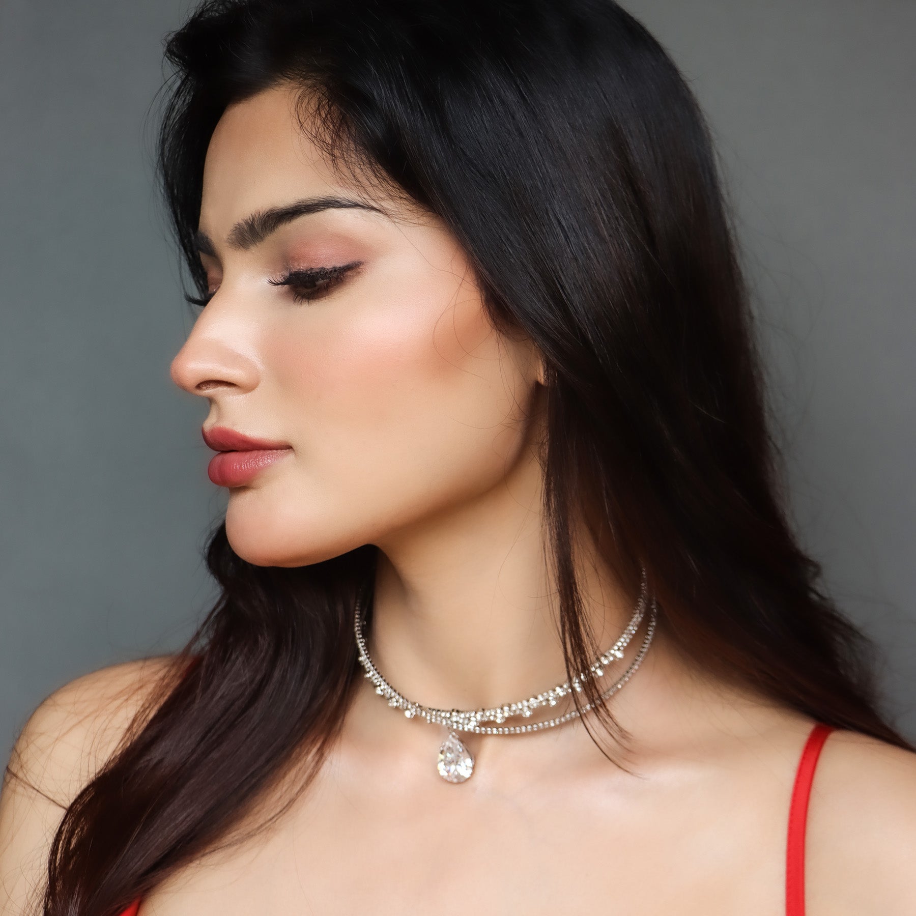 Sparkle Crown Necklace - Starla Sparkle Crown Necklace - Starla