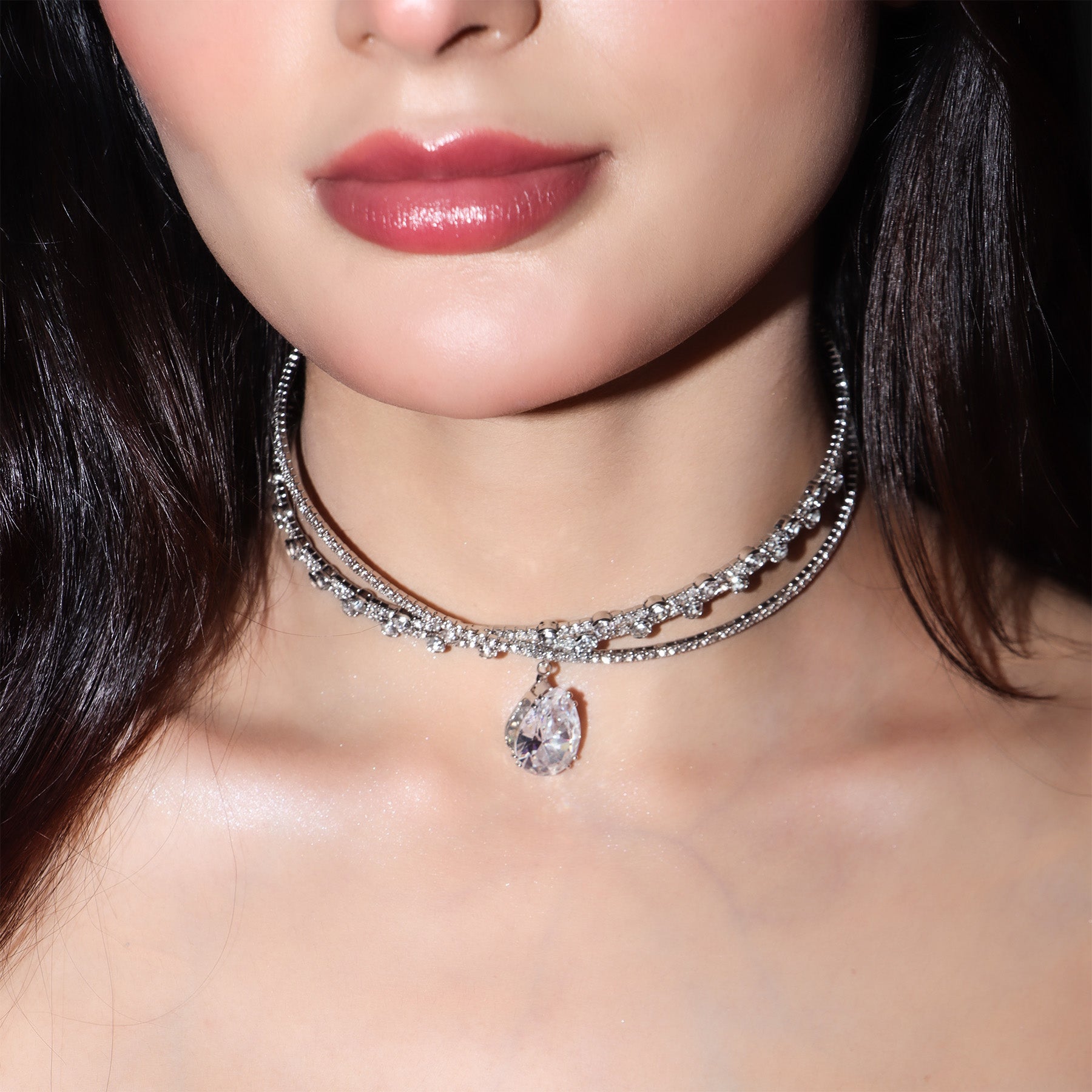 Sparkle Crown Necklace - Starla Sparkle Crown Necklace - Starla