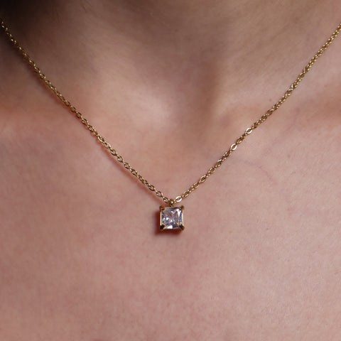 Radiant Brilliance Diamond Necklace