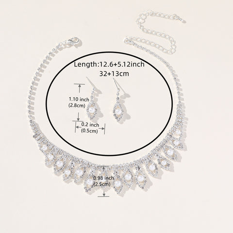 Pearlescent Brilliance Necklace Set